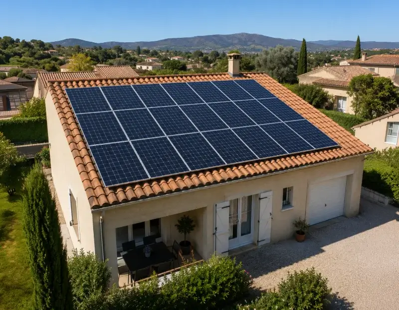 Prime à l'autoconsommation panneaux solaires Vias — aide financière de l'État